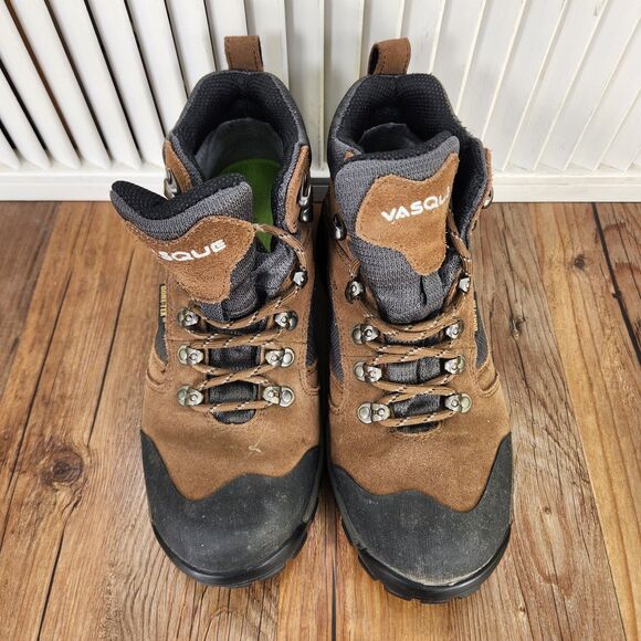 VTG Vasque Ranger Gore-Tex GTX Womens Sz 8 M Brown Suede Waterproof Hiking Boots - Picture 8 of 10